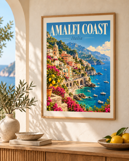 Amalfi Coast | Italian Riviera Poster