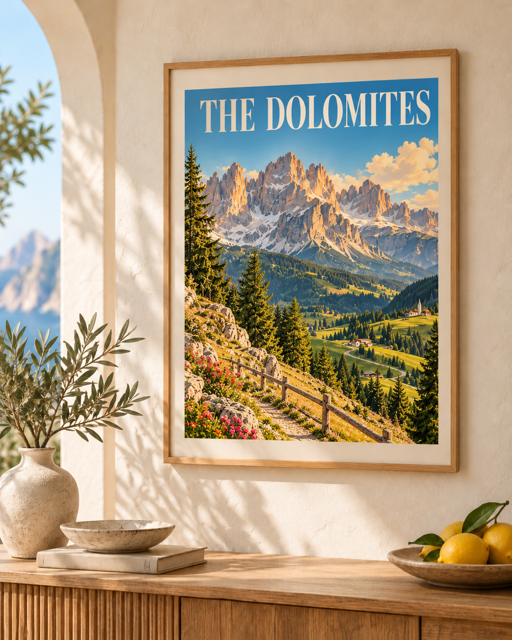 The Dolomites | Italian Alps Poster